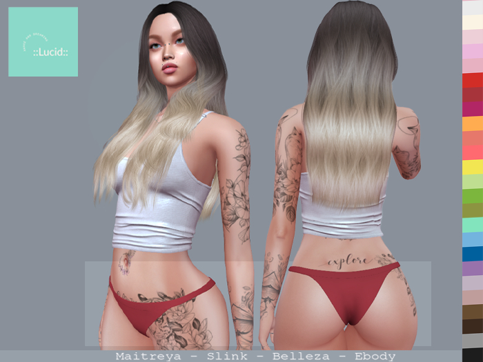 ::Lucid:: M&M Binkini Bottom - Bleeding Heart
