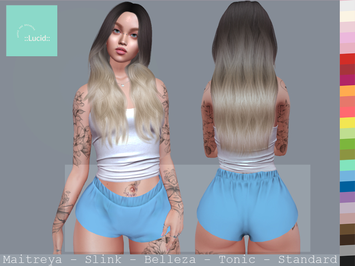 ::Lucid:: Booty Booty Shorts - Cerulean