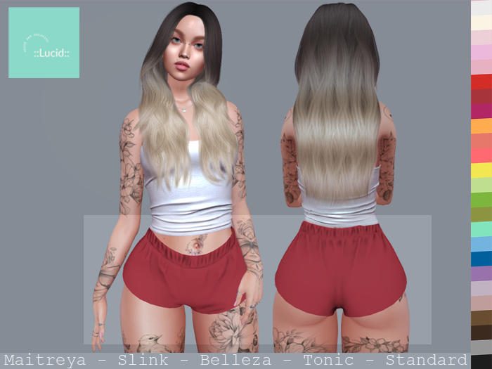 ::Lucid:: Booty Booty Shorts - Bleeding Heart