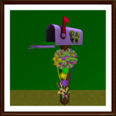 Mardi Gras - Mailbox