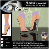<< PURE >> Pure Shoes - Pearls in Lavendel [inworld price 99L$]