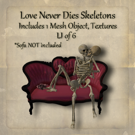 Bad Katz  Love Never Dies Skeleton Lovers Full Perm Mesh