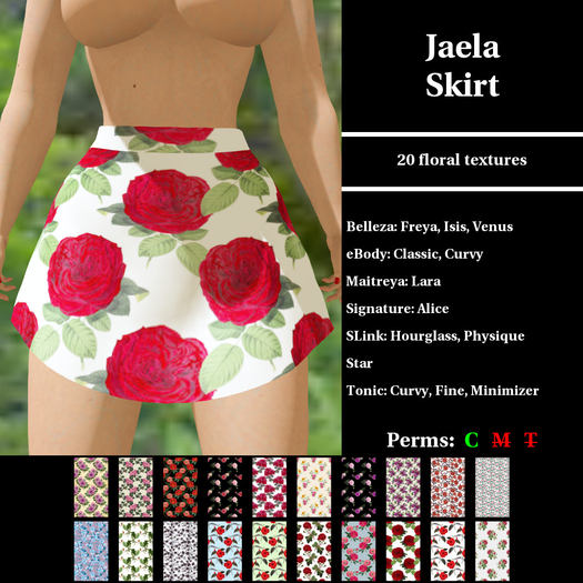 CDKC.10087493 - Jaela Skirt - floral
