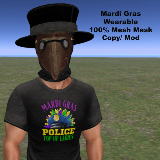 Mardi Gras Plague Mask