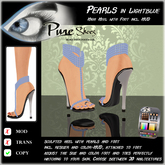 << PURE >> Pure Shoes - Pearls in Lightblue [inworld price 99L$]