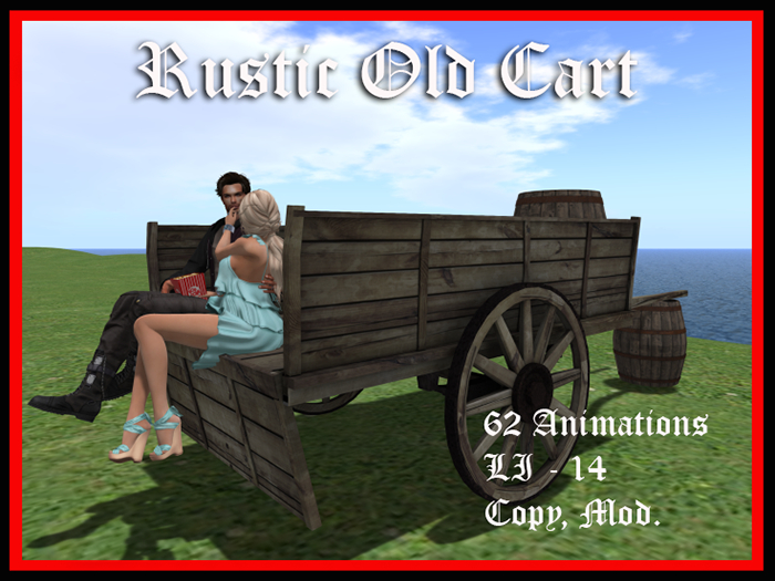 Rustic Horse Cart With Animations - Boxed