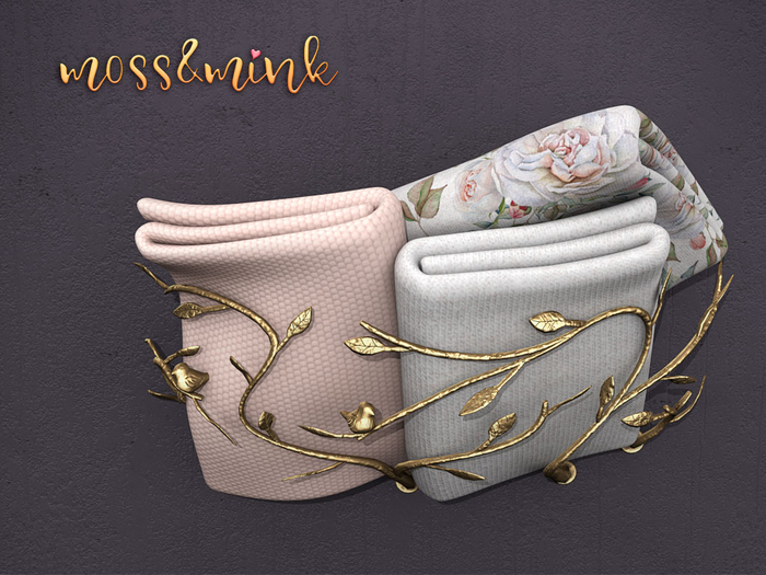 {moss&mink} Tiffany Towel Rack