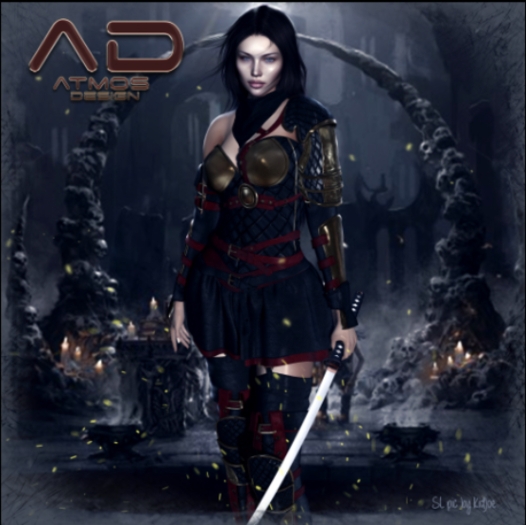 [AD] - Angelic Warrior - Bracers - MAITREYA - Red