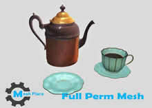 Mesh Place - Antique Copper Teapot Set - Full Perm Mesh