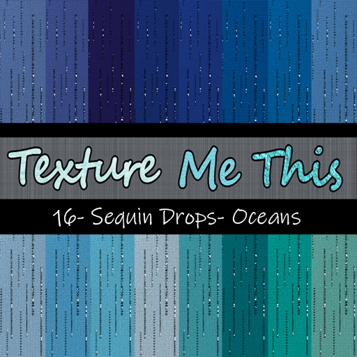 TMT-16CT-SEQUIN DROPS- OCEAN