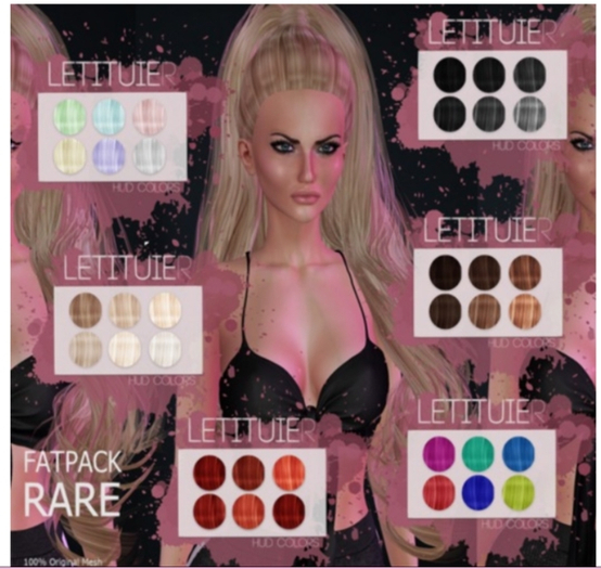 {Letituier} Verona Hair - Brown HUD GACHA