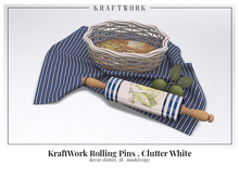 KraftWork Rolling Pins . Clutter White (Add Me) | PBR