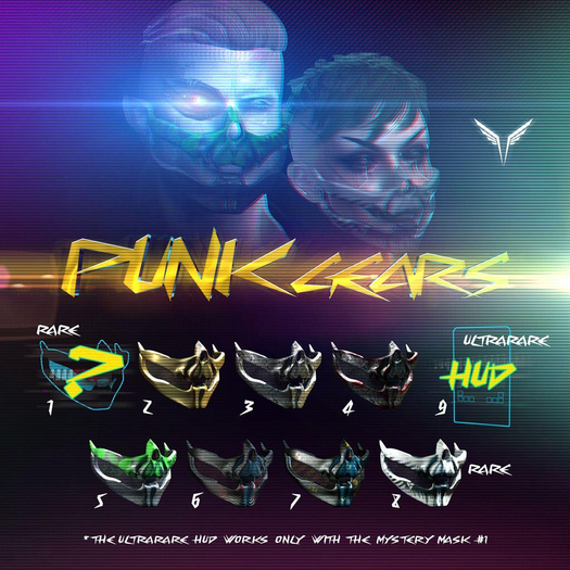 \- VALKYR -/ Punk Masks / #3 Veteran - Clean