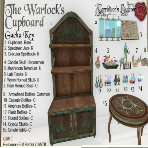 [CC] Oracular Spellbook (Rare)- Warlock's Cupboard Gacha