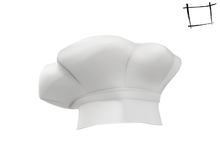 Full Perm Mesh Non Rigged Chef Cook Hat