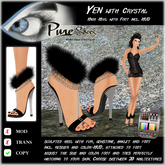 << PURE >> Pure Shoes - Yen in Crystal [inworld price 99L$]