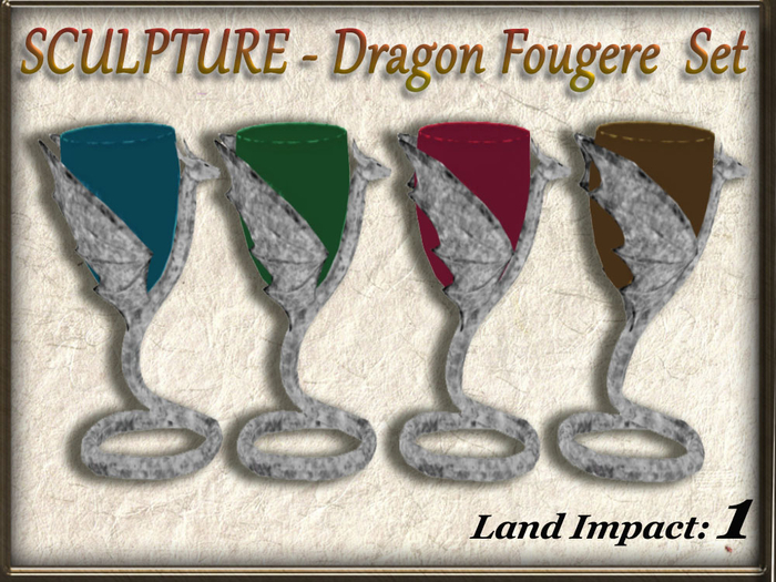 SCULPTURE - Dragon Fougere  Set  (1 Li) Full Perm