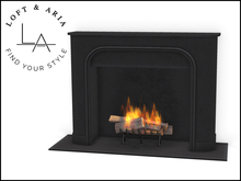 Loft & Aria - Whittaker Fireplace - Black