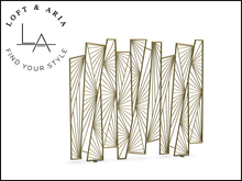 Loft & Aria - Whittaker Fireplace Screen - Brass