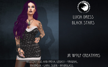 Lucia Dress Black Stars ADD ME (JR Wolf Creations)