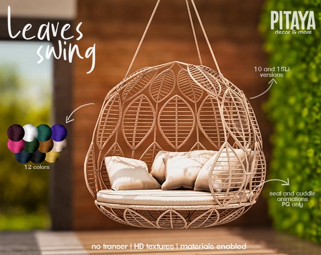 Pitaya - Leaves Swing (black) 