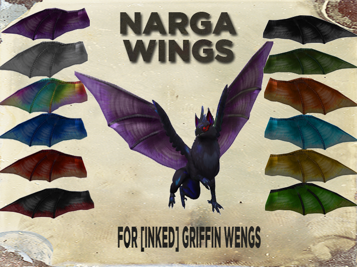 Narga Wings for [INKED] Griffin Wengs