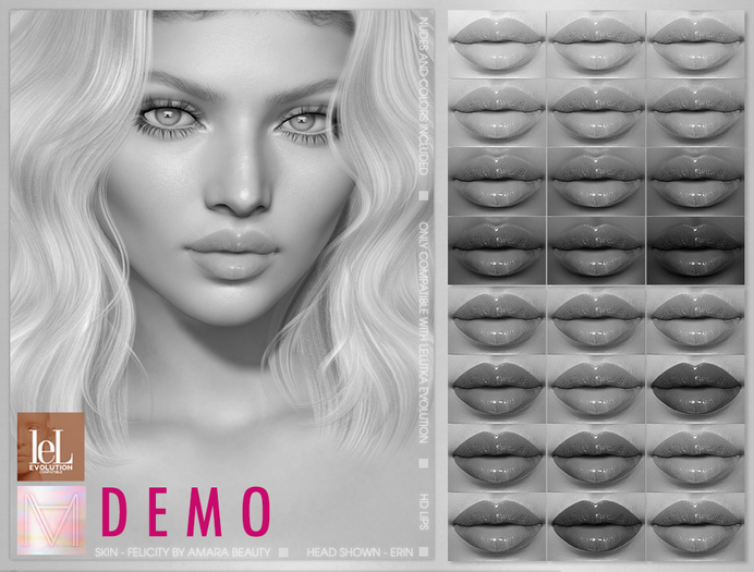 M I A R Y - Linnea HD Lips (Lelutka Evolution) DEMO