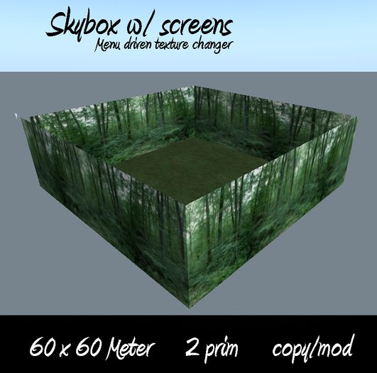 60x60 Skybox w/screens