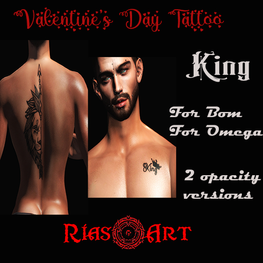 [RiasArt]-LION KING-BLACK/BOM-OMEGA
