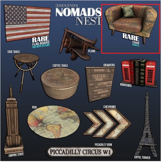 [Kres] Nomads Nest - Chair - RARE