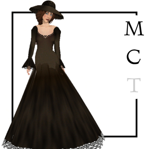 Felicity victorian gown with hat brown [by Pretty Magic]