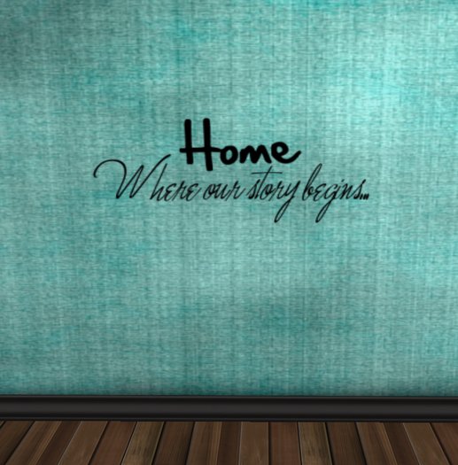 [&Hearts;] Home Decal