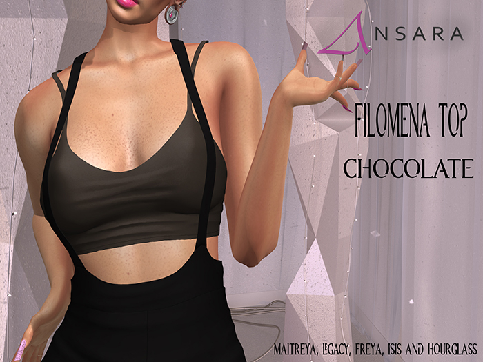 Ansara - Filomena Top - Chocolate
