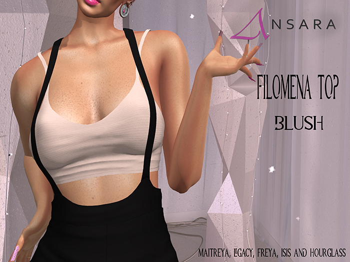 Ansara - Filomena Top - Blush