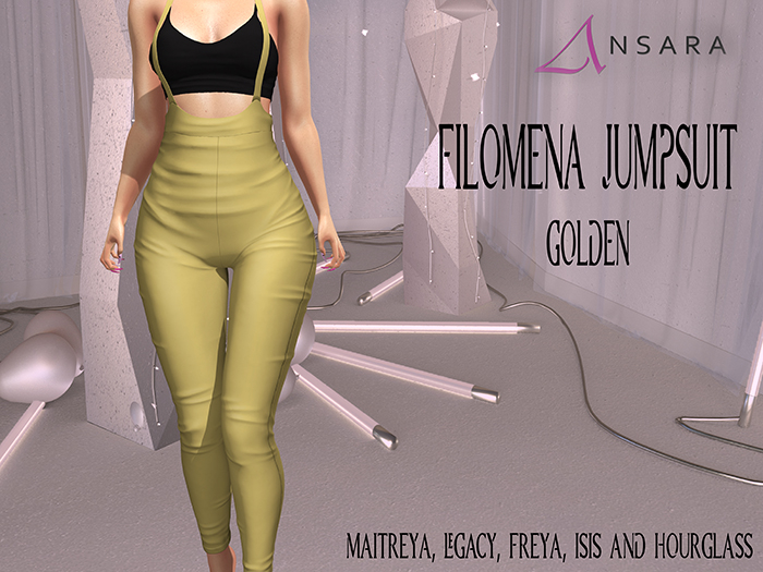 Ansara - Filomena Jumpsuit - Golden