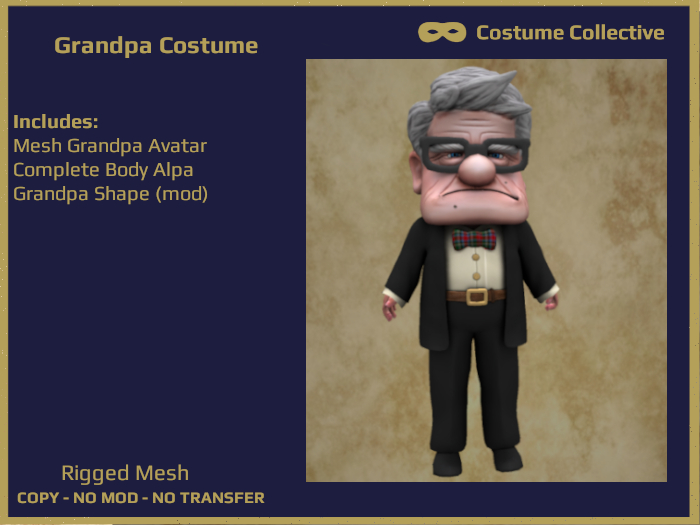 Grandpa Avatar by Costume Collective
