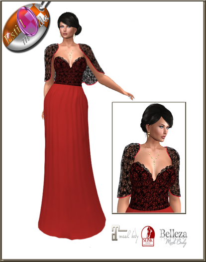 M.U VALENTINE DRESS & BOLERO 