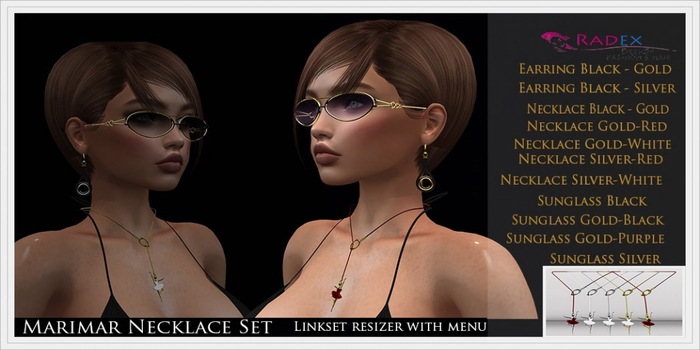RADEX N-1 Mesh Marimar Necklace Set
