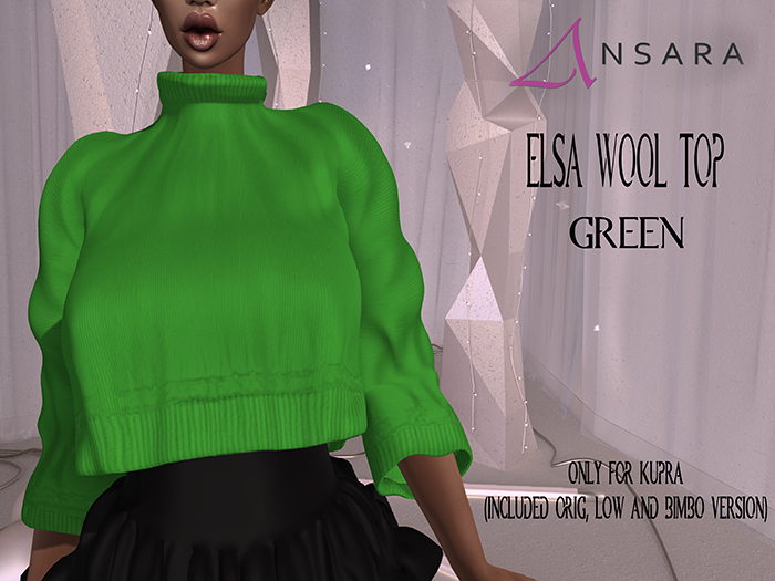 Ansara - Elsa Wool Top - Green