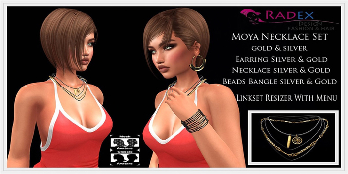 RADEX N-1 Mesh Moya Necklace Set