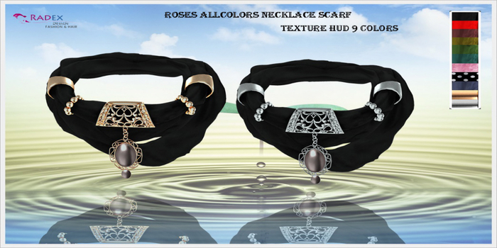 RADEX N-1 Mesh Roses Allcolors Necklace Scarf