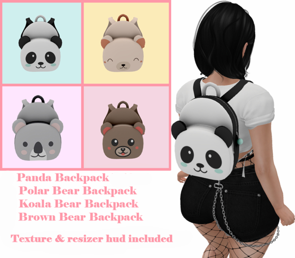 Teese Designs-kawaii bear backpack