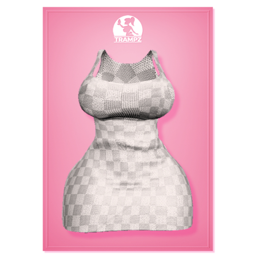 {T} - Krystal Dress - White Looey