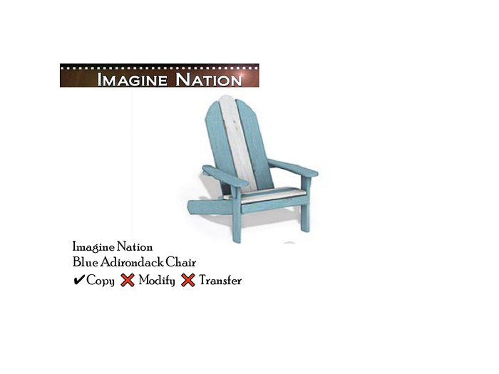 Blue Garden Chair