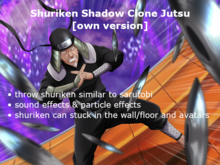 ►Shuriken Shadow Clone Jutsu ◄