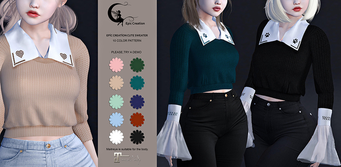 Epic Creation  Cute Sweater