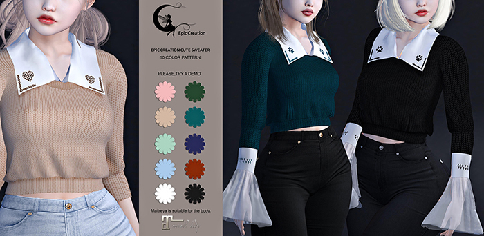 Epic Creation  Cute Sweater DEMO