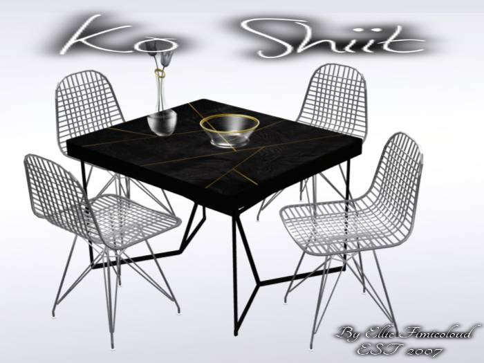 [KO SHIIT] Berlin Dining Set