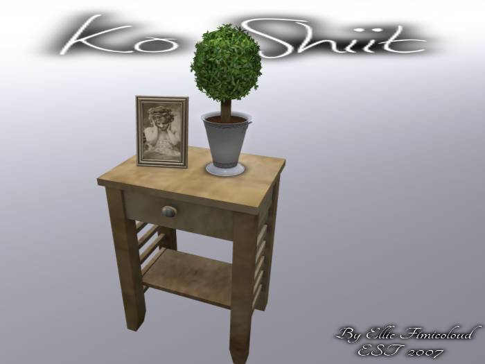 [KO SHIIT] Ladder Endtable Nature
