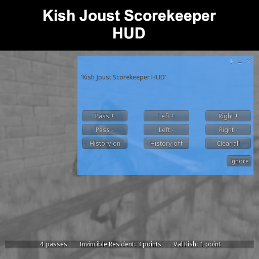 Kish Joust Scorekeeper HUD